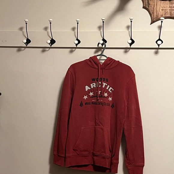 Woods burnt orange Hoodie for Men - Picture 2 of 4